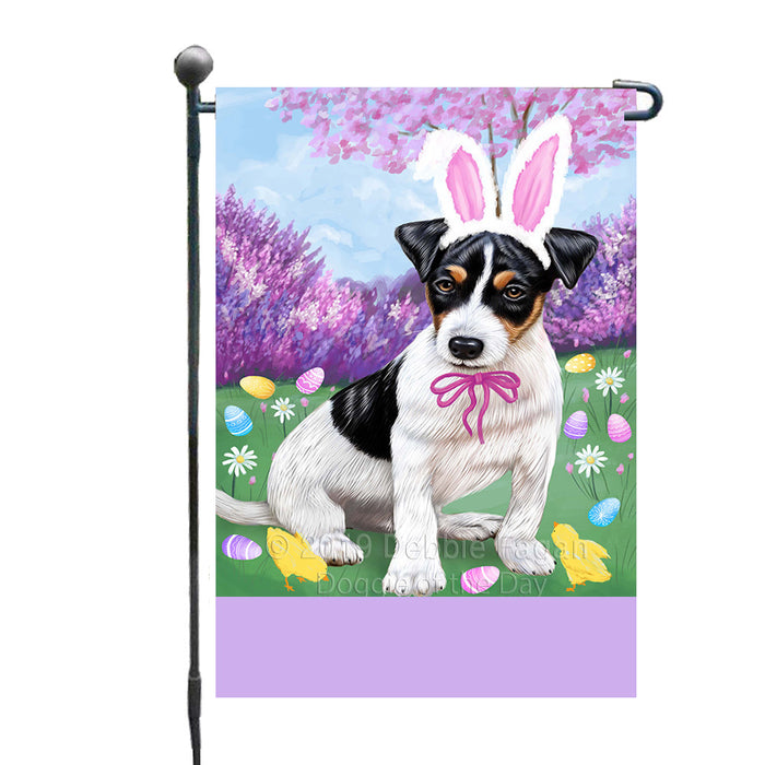 Personalized Easter Holiday Jack Russell Dog Custom Garden Flags GFLG-DOTD-A58898