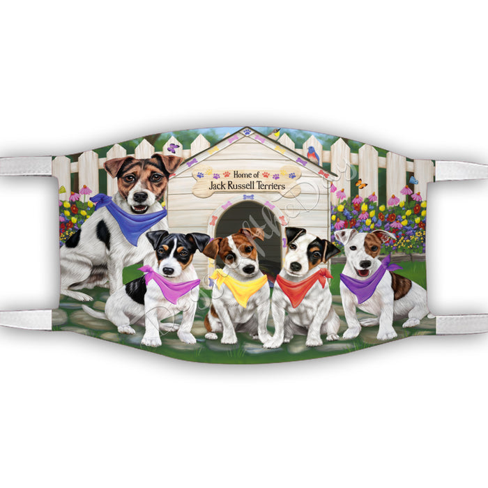 Spring Dog House Jack Russell Dogs Face Mask FM48808