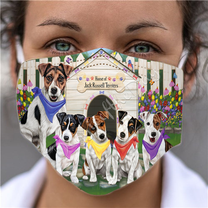 Spring Dog House Jack Russell Dogs Face Mask FM48808