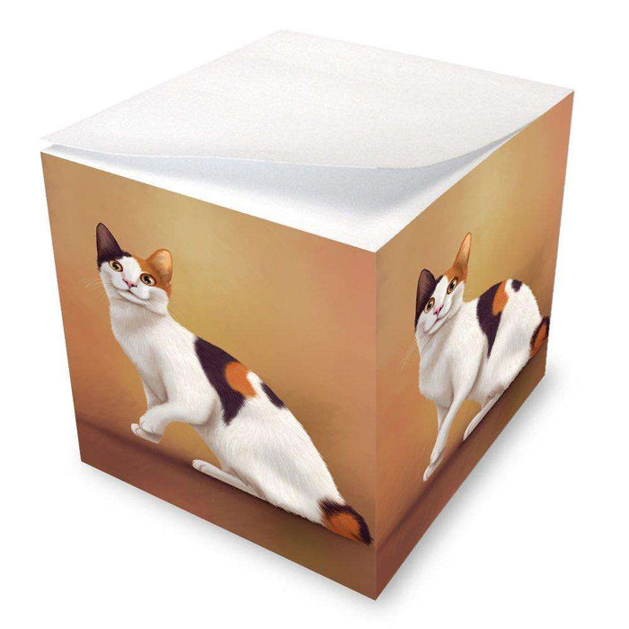 Japanese Bobtail Cat Note Cube