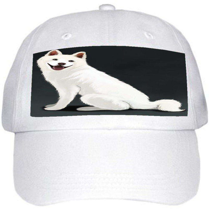 Jindo Dog Ball Hat Cap Off White
