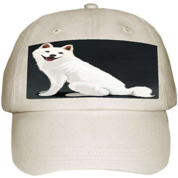 Jindo Dog Ball Hat Cap Off White