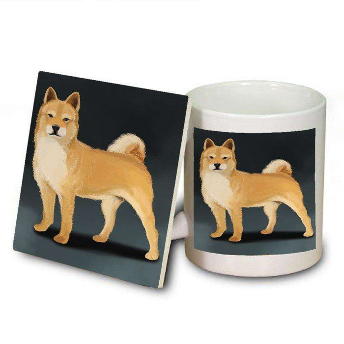 Jindo Dog Mug and Coaster Set