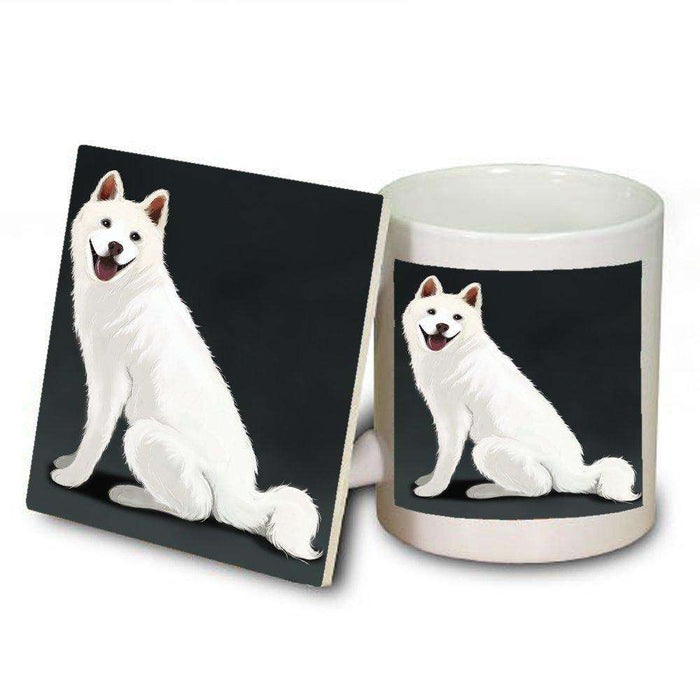 Jindo Dog Mug and Coaster Set