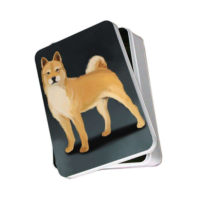 Jindo Dog Photo Storage Tin