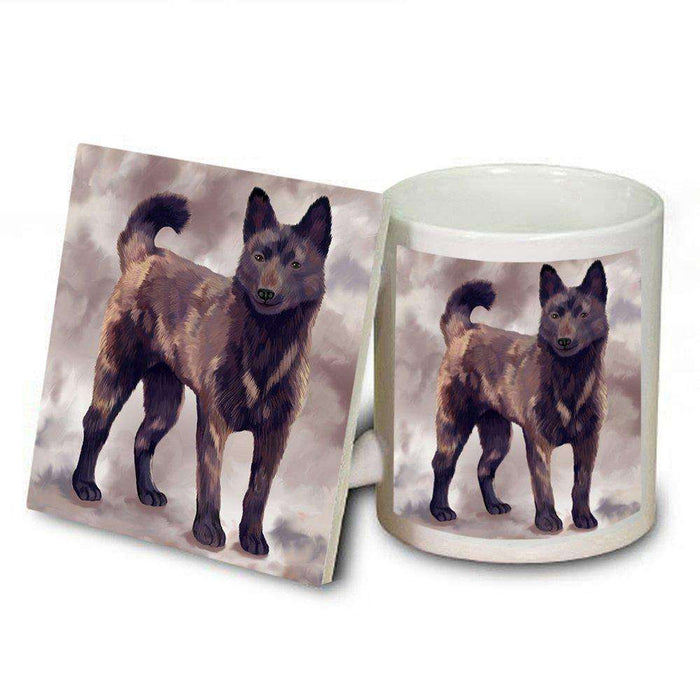 Kai Ken Dog Mug and Coaster Set