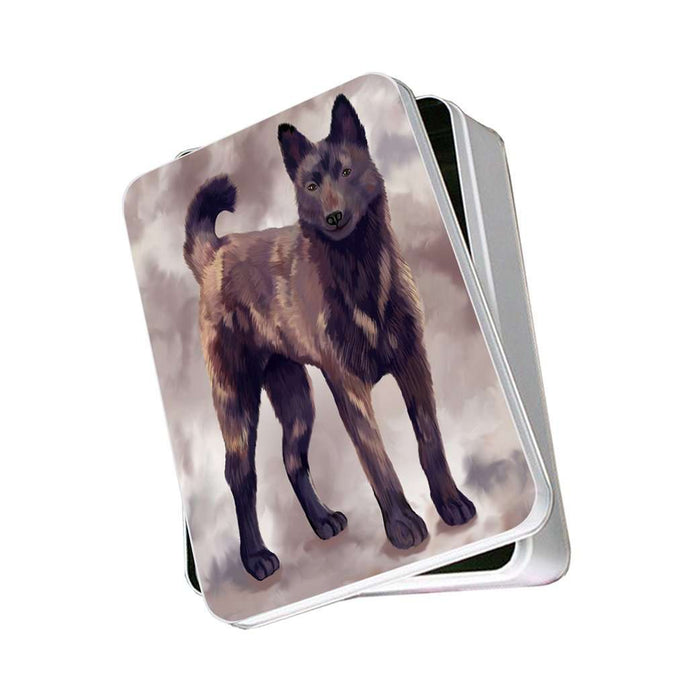 Kai Ken Dog Photo Storage Tin