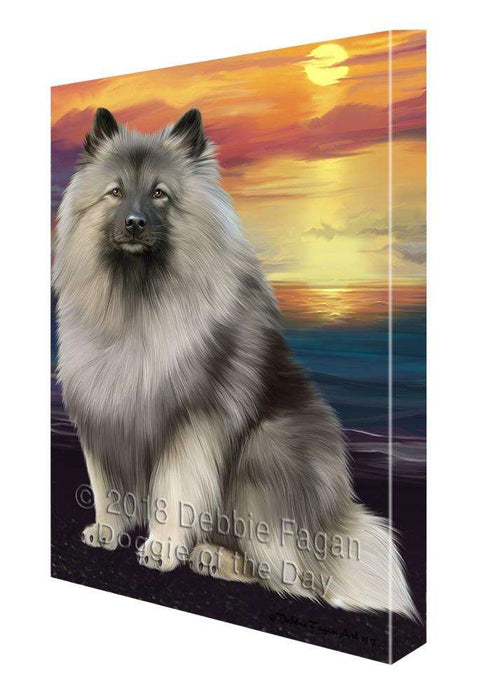 Keeshond Dog Canvas Print Wall Art Décor CVS92933