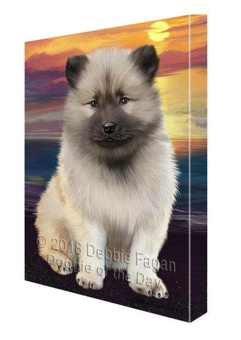 Keeshond Dog Canvas Print Wall Art Décor CVS92942