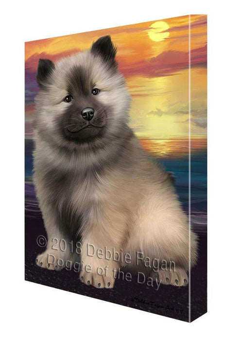 Keeshond Dog Canvas Print Wall Art Décor CVS92951