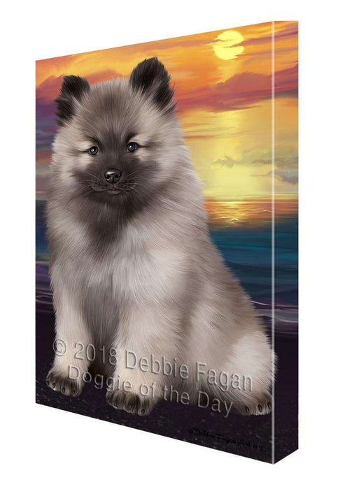 Keeshond Dog Canvas Print Wall Art Décor CVS92960