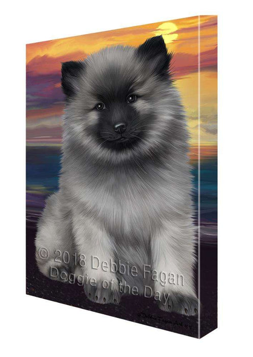 Keeshond Dog Canvas Print Wall Art Décor CVS92969