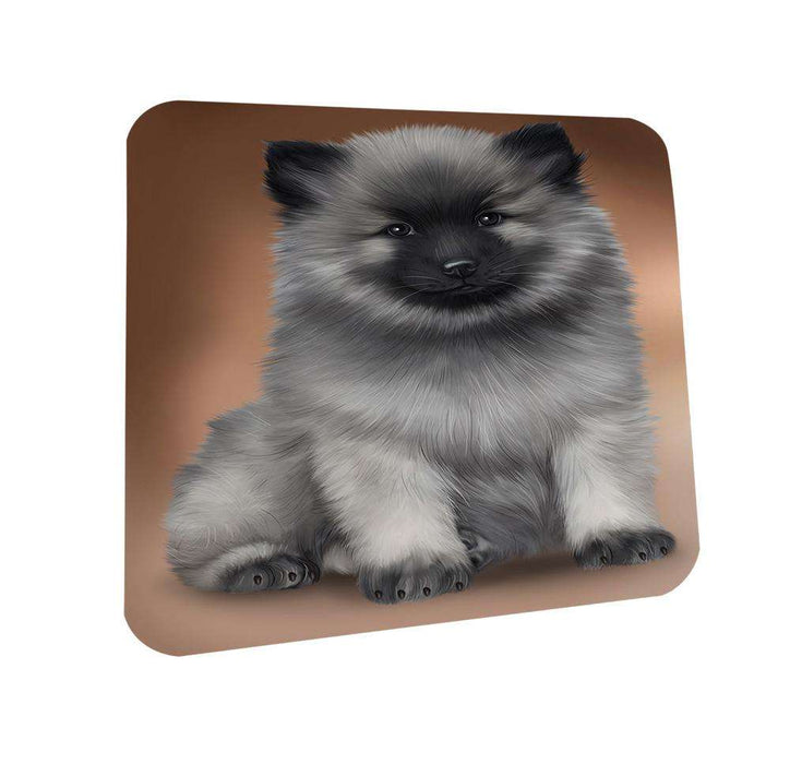 Keeshond Dog Coasters Set of 4 CST52700