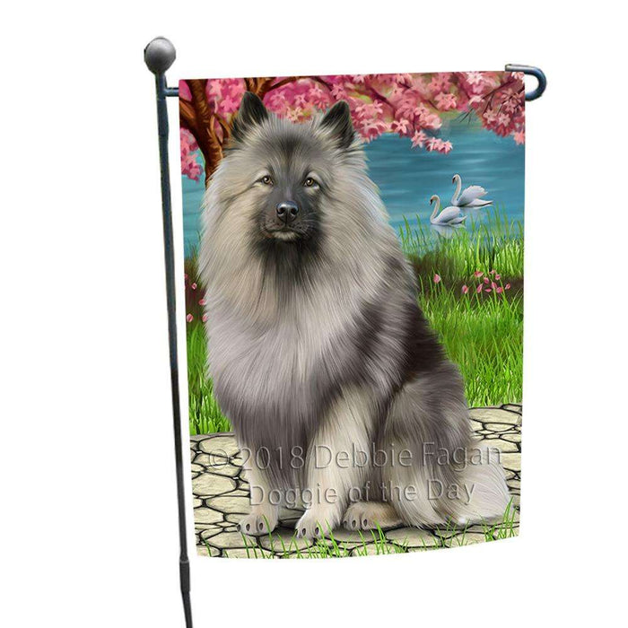 Keeshond Dog Garden Flag GFLG52814