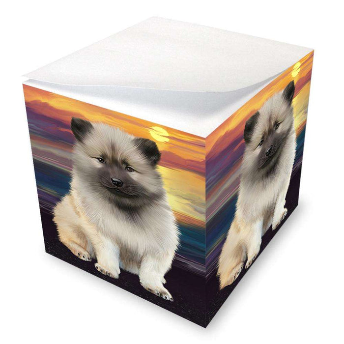 Keeshond Dog Note Cube NOC52788