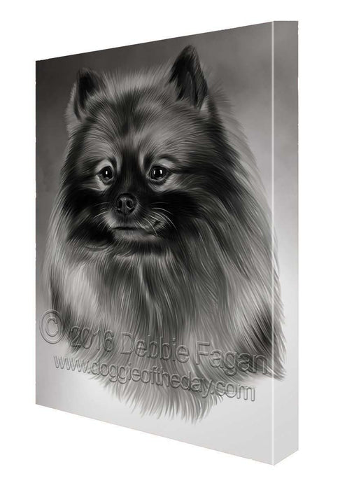 Keeshonds Dog Art Portrait Print Canvas