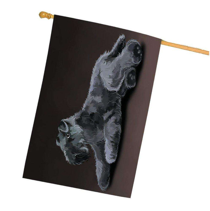 Kerry Blue Terrier Dog House Flag