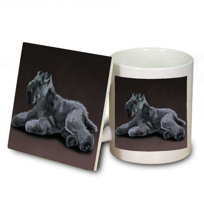 Kerry Blue Terrier Dog Mug and Coaster Set