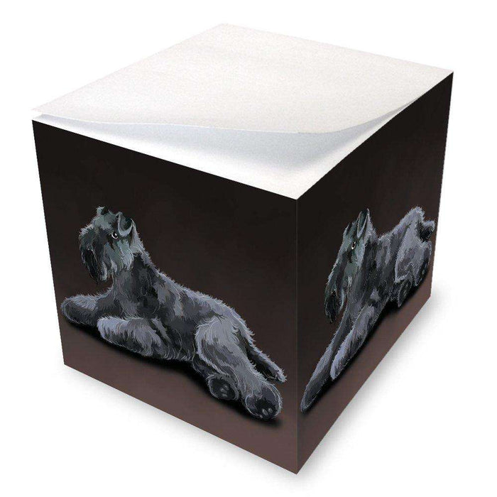Kerry Blue Terrier Dog Note Cube