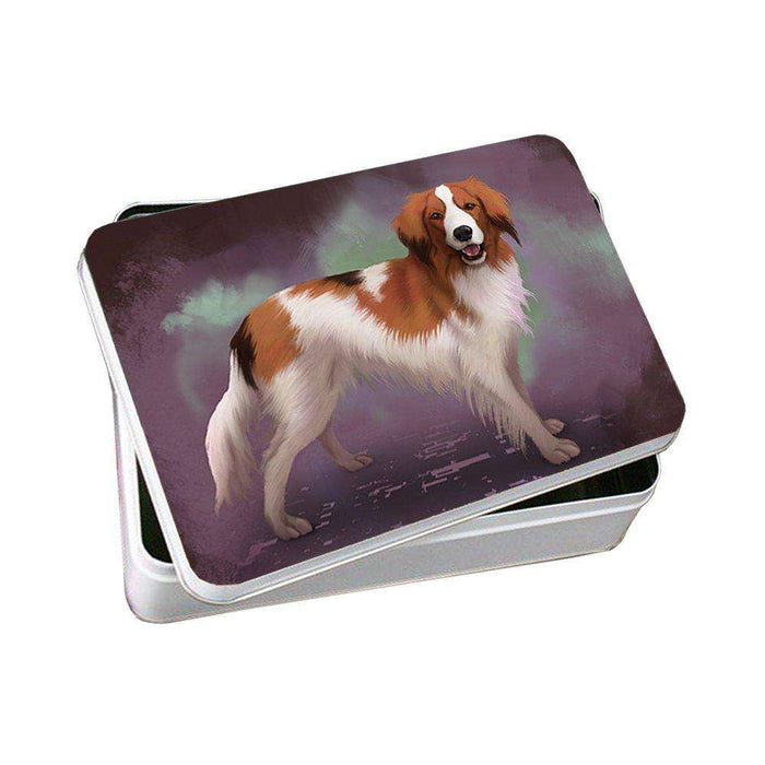 Kooikerhondje Dog Photo Storage Tin