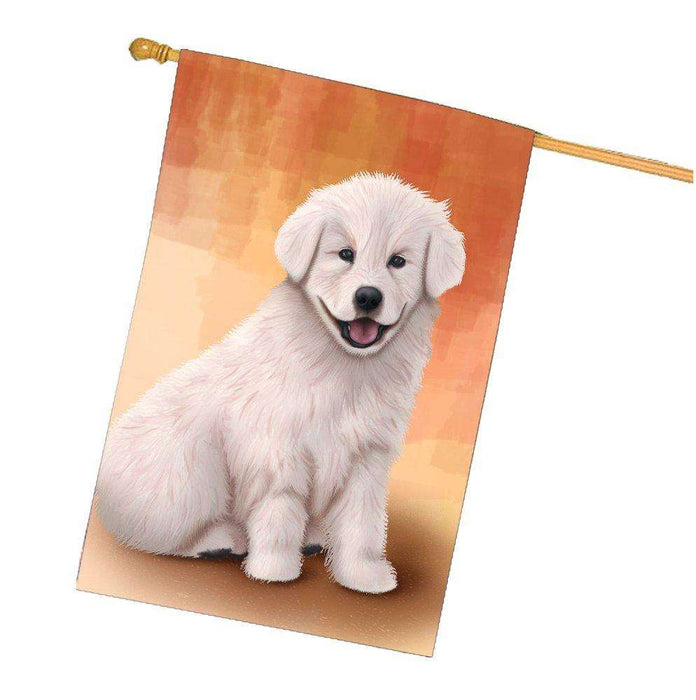 Kuvasz Dog House Flag