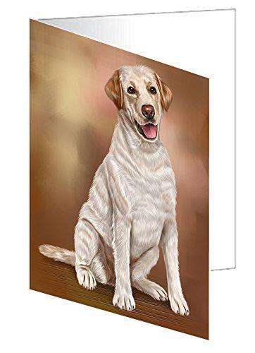 Labrador Adult Dog Handmade Artwork Assorted Pets Greeting Cards and Note Cards with Envelopes for All Occasions and Holiday Seasons