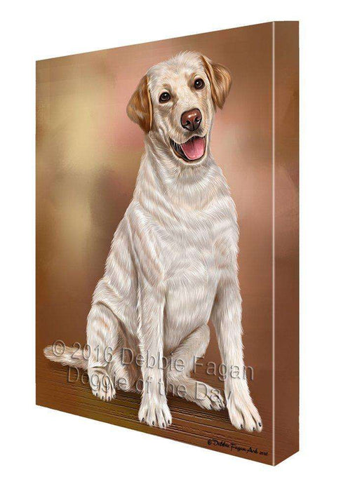 Labrador Adult Dog Painting Printed on Canvas Wall Art