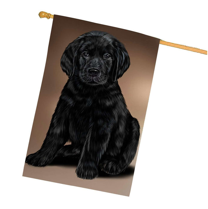 Labrador Dog House Flag