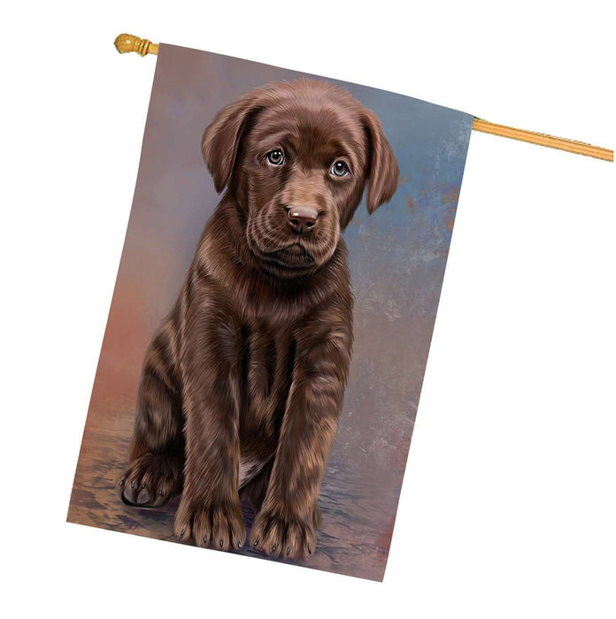 Labrador Dog House Flag