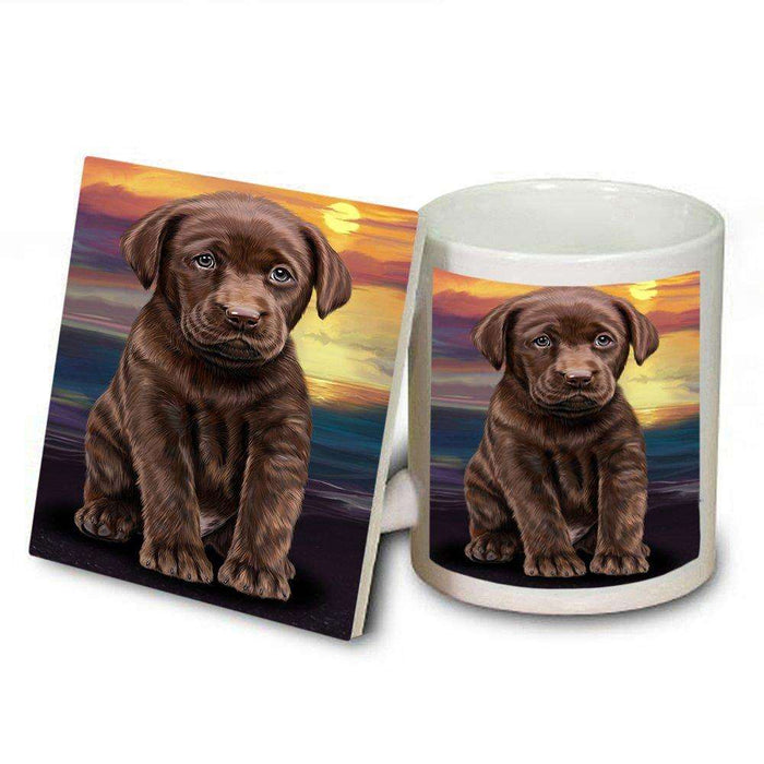 Labrador Dog Mug and Coaster Set