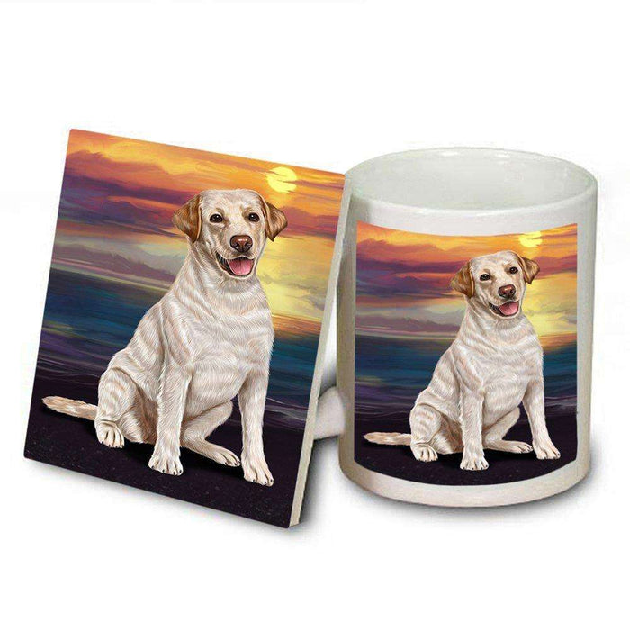 Labrador Dog Mug and Coaster Set