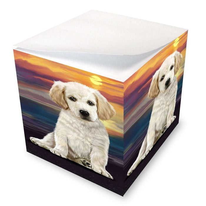 Labrador Dog Note Cube