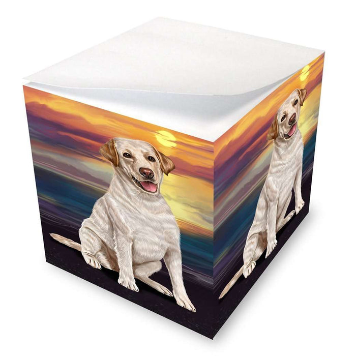 Labrador Dog Note Cube