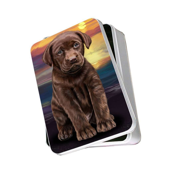 Labrador Dog Photo Storage Tin