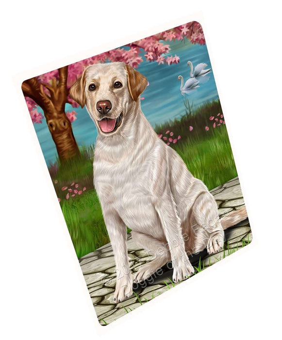 Labrador Dog Tempered Cutting Board