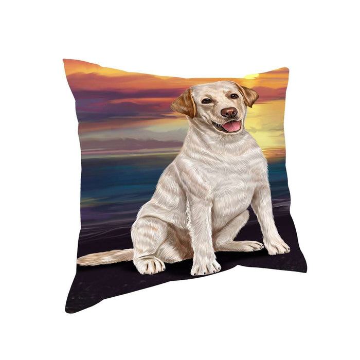 Labrador Dog Throw Pillow