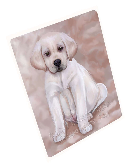 Labrador Puppy Dog Art Portrait Print Woven Throw Sherpa Plush Fleece Blanket