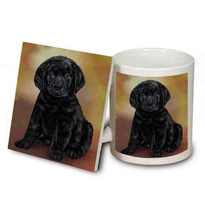 Labrador Puppy Dog Mug and Coaster Set