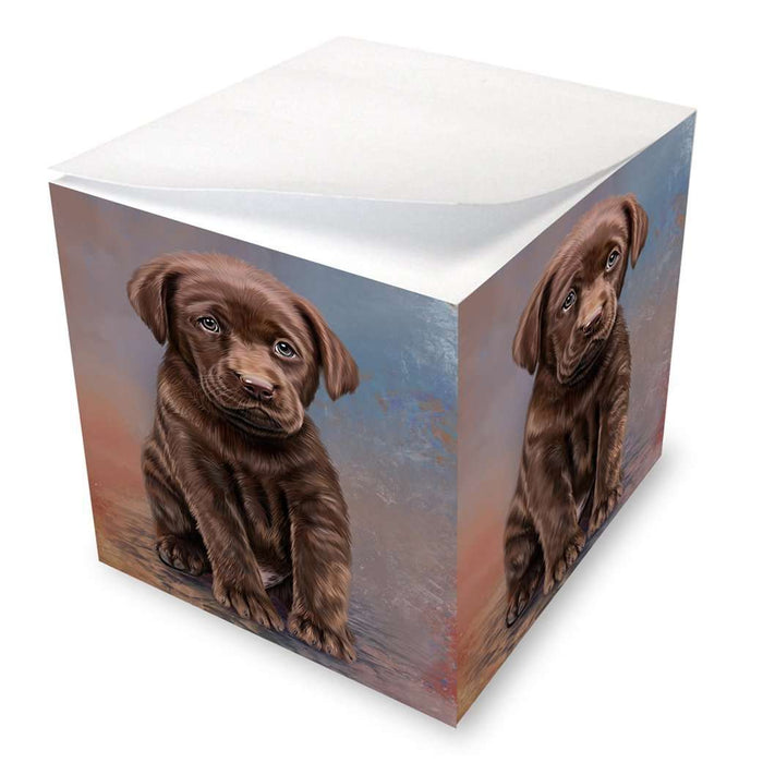 Labrador Puppy Dog Note Cube