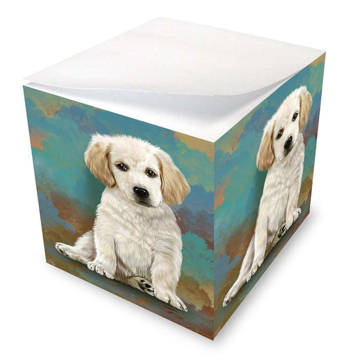 Labrador Puppy Dog Note Cube