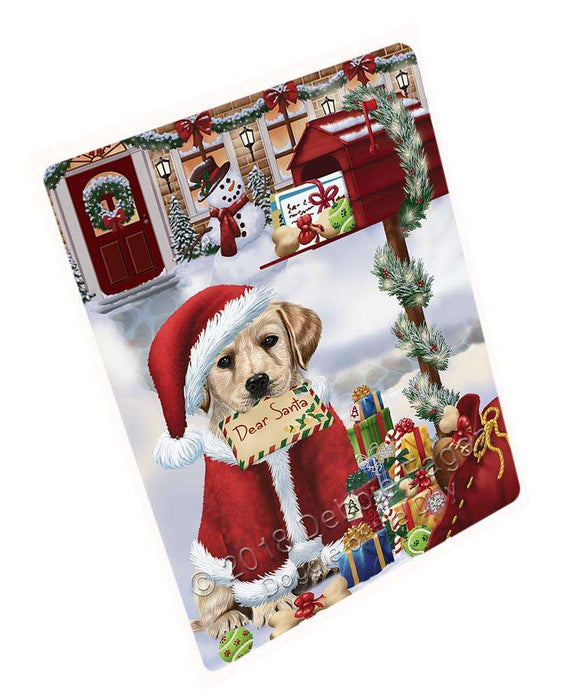 Labrador Retriever Dog Dear Santa Letter Christmas Holiday Mailbox Cutting Board C66162