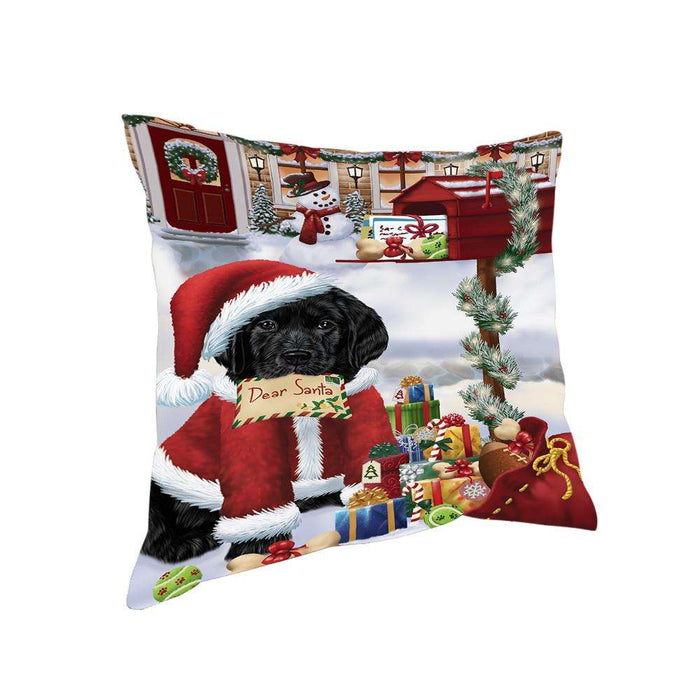 Labrador Retriever Dog Dear Santa Letter Christmas Holiday Mailbox Pillow PIL72252