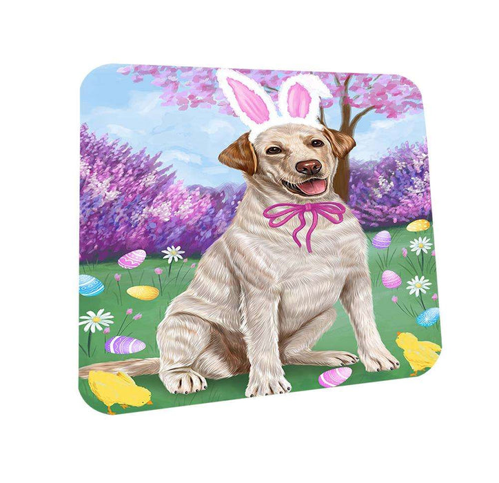 Labrador Retriever Dog Easter Holiday Coasters Set of 4 CST49127