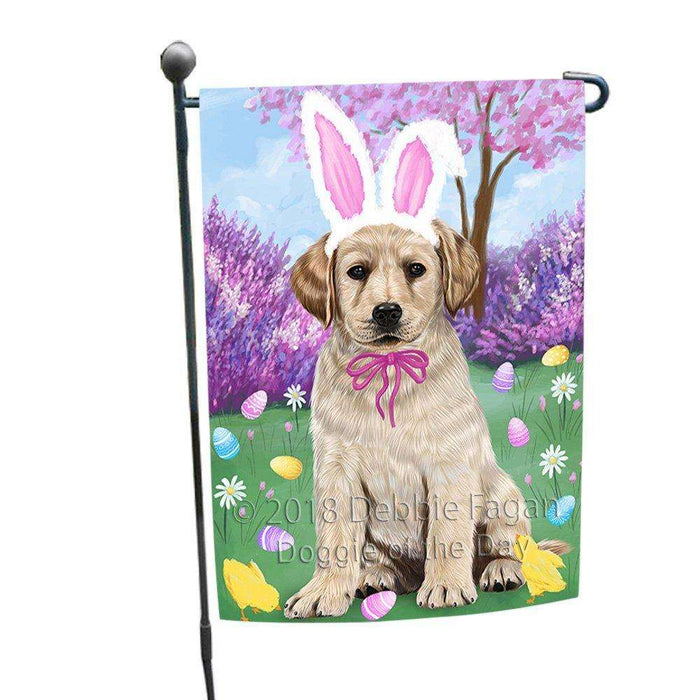 Labrador Retriever Dog Easter Holiday Garden Flag GFLG49079