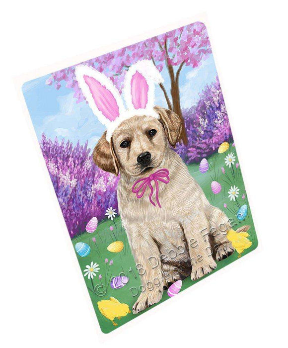 Labrador Retriever Dog Easter Holiday Large Refrigerator / Dishwasher Magnet RMAG54756