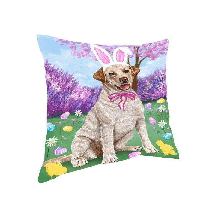 Labrador Retriever Dog Easter Holiday Pillow PIL52528