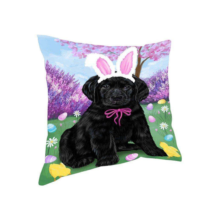Labrador Retriever Dog Easter Holiday Pillow PIL52540