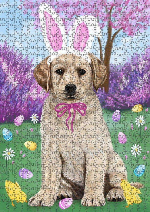 Labrador Retriever Dog Easter Holiday Puzzle with Photo Tin PUZL50076