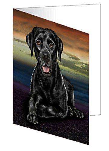 Labrador Retriever Dog Handmade Artwork Assorted Pets Greeting Cards and Note Cards with Envelopes for All Occasions and Holiday Seasons