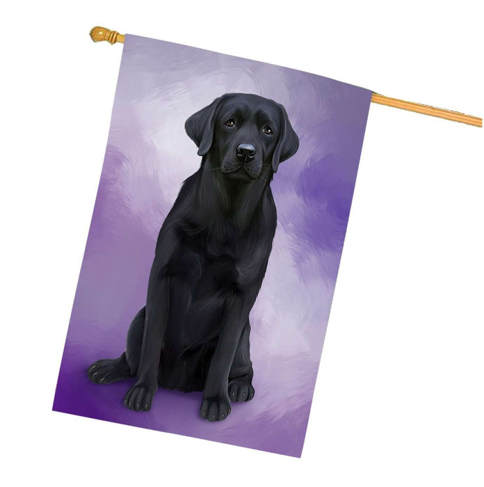 Labrador Retriever Dog House Flag FLG48270